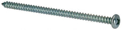 Value Collection - #8 Pan Head Phillips Sheet Metal Screw - Steel, 3" Length Under Head, Grade 2 - Industrial Tool & Supply