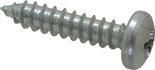 Value Collection - #10 Pan Head Phillips Sheet Metal Screw - Steel, 7/8" Length Under Head, Grade 2 - Industrial Tool & Supply