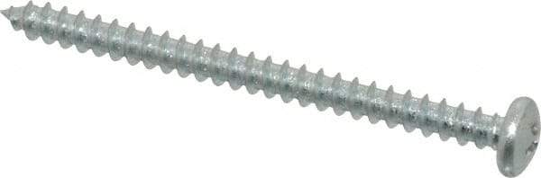 Value Collection - #10 Pan Head Phillips Sheet Metal Screw - Steel, 2-1/2" Length Under Head, Grade 2 - Industrial Tool & Supply