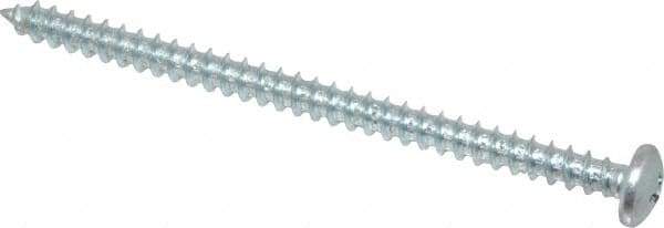Value Collection - #10 Pan Head Phillips Sheet Metal Screw - Steel, 3" Length Under Head, Grade 2 - Industrial Tool & Supply