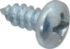 Value Collection - #12 Pan Head Phillips Sheet Metal Screw - Steel, 1/2" Length Under Head, Grade 2 - Industrial Tool & Supply