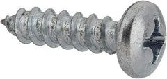 Value Collection - #12 Pan Head Phillips Sheet Metal Screw - Steel, 7/8" Length Under Head, Grade 2 - Industrial Tool & Supply