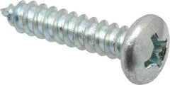 Value Collection - #12 Pan Head Phillips Sheet Metal Screw - Steel, 1" Length Under Head, Grade 2 - Industrial Tool & Supply