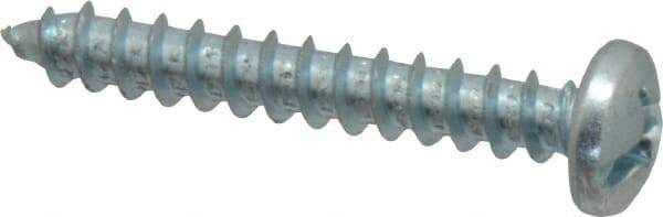 Value Collection - #12 Pan Head Phillips Sheet Metal Screw - Steel, 1-1/2" Length Under Head, Grade 2 - Industrial Tool & Supply