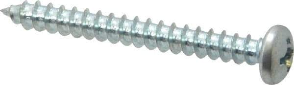 Value Collection - #12 Pan Head Phillips Sheet Metal Screw - Steel, 2" Length Under Head, Grade 2 - Industrial Tool & Supply