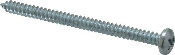 Value Collection - #12 Pan Head Phillips Sheet Metal Screw - Steel, 3" Length Under Head, Grade 2 - Industrial Tool & Supply