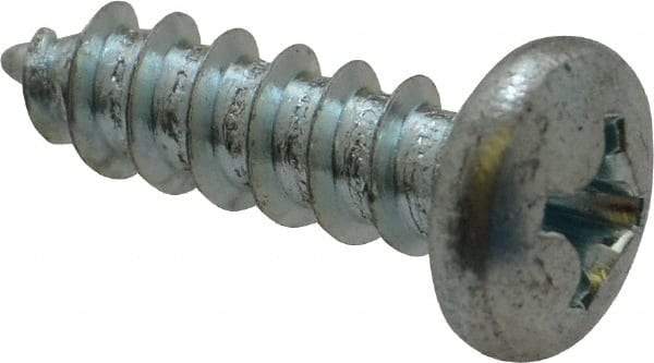 Value Collection - #14 Pan Head Phillips Sheet Metal Screw - Steel, 7/8" Length Under Head, Grade 2 - Industrial Tool & Supply