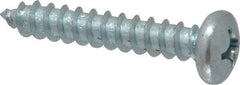 Value Collection - #14 Pan Head Phillips Sheet Metal Screw - Steel, 1-1/2" Length Under Head, Grade 2 - Industrial Tool & Supply