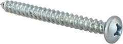 Value Collection - #14 Pan Head Phillips Sheet Metal Screw - Steel, 2-1/2" Length Under Head, Grade 2 - Industrial Tool & Supply