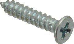 Value Collection - #4 Flat Head Phillips Sheet Metal Screw - Steel, 5/8" OAL, Grade 2 - Industrial Tool & Supply
