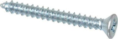 Value Collection - #6 Flat Head Phillips Sheet Metal Screw - Steel, 1-1/4" OAL, Grade 2 - Industrial Tool & Supply