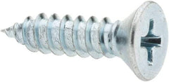 Value Collection - #10 Flat Head Phillips Sheet Metal Screw - Steel, 3/4" OAL, Grade 2 - Industrial Tool & Supply