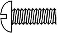 Value Collection - 3/8-16 UNC, 3" Length Under Head Slotted Drive Machine Screw - Round Head, Grade 18-8 Stainless Steel, Uncoated, Without Washer - Industrial Tool & Supply