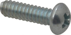 Value Collection - #4-40 UNC, 3/8" Length Under Head Phillips Drive Machine Screw - Round Head, Grade 2 Steel, Zinc-Plated Finish, Without Washer - Industrial Tool & Supply