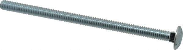 Value Collection - 5/16-18 UNC 5-1/2" Length Under Head, Standard Square Neck, Carriage Bolt - Grade 2 Steel, Zinc-Plated Finish - Industrial Tool & Supply