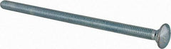 Value Collection - 5/16-18 UNC 6" Length Under Head, Standard Square Neck, Carriage Bolt - Grade 2 Steel, Zinc-Plated Finish - Industrial Tool & Supply