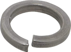 Value Collection - M12, 12.2mm ID, 2.5mm Thick High Collar Split Lock Washer - 18-8 Austenitic Grade A2 Stainless Steel, Uncoated, 12.2mm Min ID, 12.7mm Max ID, 18mm Max OD - Industrial Tool & Supply