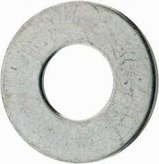 Value Collection - 3/8" Screw, Steel USS Flat Washer - 7/16" ID x 1" OD, 5/64" Thick, Zinc-Plated Finish - Industrial Tool & Supply