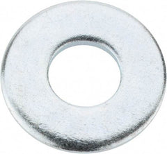 Value Collection - 5/16" Screw, Steel USS Flat Washer - 3/8" ID x 7/8" OD, 0.0781" Thick, Zinc-Plated Finish - Industrial Tool & Supply