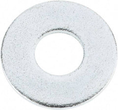 Value Collection - 1/2" Screw, Steel USS Flat Washer - 9/16" ID x 1-3/8" OD, 0.1094" Thick, Zinc-Plated Finish - Industrial Tool & Supply
