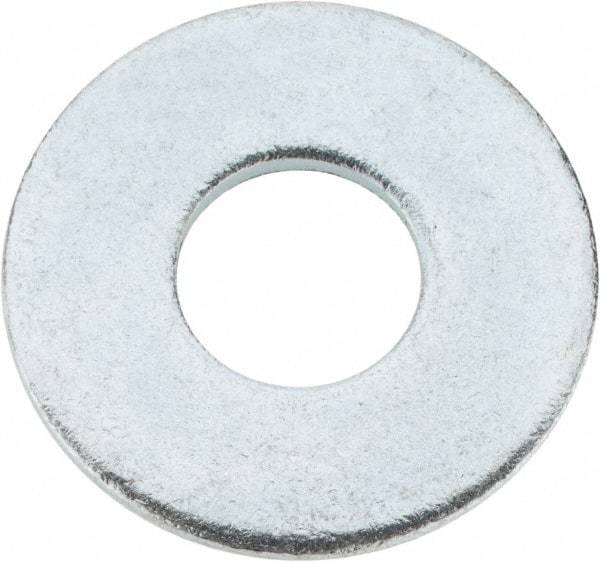 Value Collection - 3/4" Screw, Steel USS Flat Washer - 13/16" ID x 2" OD, 0.1563" Thick, Zinc-Plated Finish - Industrial Tool & Supply