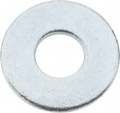 Value Collection - 3/4" Screw, Steel USS Flat Washer - 13/16" ID x 2" OD, 0.1563" Thick, Zinc-Plated Finish - Industrial Tool & Supply