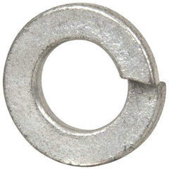 Value Collection - 5/16", 0.314" ID, 0.078" Thick Split Lock Washer - Steel, Zinc-Plated Finish, 0.314" Min ID, 0.322" Max ID, 0.583" Min OD, 0.586" Max OD - Industrial Tool & Supply