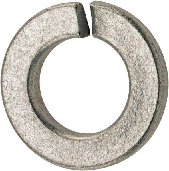 Value Collection - 3/8", 0.377" ID, 0.094" Thick Split Lock Washer - Steel, Zinc-Plated Finish, 0.377" Min ID, 0.385" Max ID, 0.68" Min OD, 0.683" Max OD - Industrial Tool & Supply