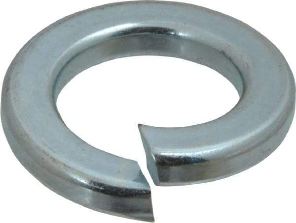Value Collection - 7/8", 0.219" Thick Split Lock Washer - Alloy Steel, Zinc-Plated Finish, 0.878" Min ID, 0.894" Max ID, 1.459" Min OD, 1.464" Max OD - Industrial Tool & Supply