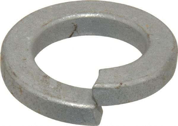 Value Collection - 1", 1.003" ID, 1/4" Thick Split Lock Washer - Steel, Zinc-Plated Finish, 1.003" Min ID, 1.024" Max ID, 1.656" Min OD, 1.661" Max OD - Industrial Tool & Supply