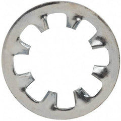 Value Collection - 5/16" Screw, 0.332" ID, Steel Internal Tooth Lock Washer - 0.61" OD, Zinc-Plated, Grade 2 - Industrial Tool & Supply