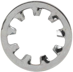 Value Collection - 3/8" Screw, 0.398" ID, Steel Internal Tooth Lock Washer - 0.692" OD, Zinc-Plated, Grade 2 - Industrial Tool & Supply