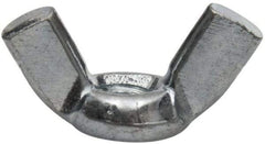 Value Collection - #10-32 UNF, Zinc Plated, Steel Standard Wing Nut - 0.91" Wing Span, 0.47" Wing Span - Industrial Tool & Supply