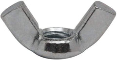 Value Collection - 5/16-18 UNC, Zinc Plated, Steel Standard Wing Nut - 1-1/4" Wing Span, 0.66" Wing Span - Industrial Tool & Supply
