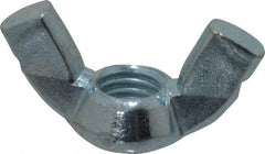 Value Collection - 1/2-13 UNC, Zinc Plated, Steel Standard Wing Nut - 1.94" Wing Span, 1" Wing Span - Industrial Tool & Supply