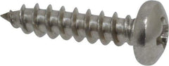 Value Collection - #6 Pan Head Phillips Sheet Metal Screw - Stainless Steel, 5/8" Length Under Head, Grade 18-8 - Industrial Tool & Supply