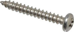 Value Collection - #6 Pan Head Phillips Sheet Metal Screw - Stainless Steel, 1" Length Under Head, Grade 18-8 - Industrial Tool & Supply