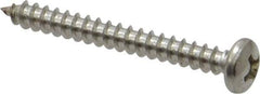 Value Collection - #6 Pan Head Phillips Sheet Metal Screw - Stainless Steel, 1-1/4" Length Under Head, Grade 18-8 - Industrial Tool & Supply