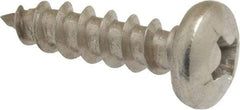 Value Collection - #10 Pan Head Phillips Sheet Metal Screw - Stainless Steel, 3/4" Length Under Head, Grade 18-8 - Industrial Tool & Supply