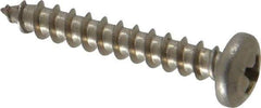 Value Collection - #10 Pan Head Phillips Sheet Metal Screw - Stainless Steel, 1-1/4" Length Under Head, Grade 18-8 - Industrial Tool & Supply