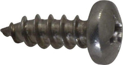 Value Collection - #14 Pan Head Phillips Sheet Metal Screw - Stainless Steel, 3/4" Length Under Head, Grade 18-8 - Industrial Tool & Supply