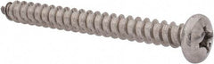 Value Collection - #14 Pan Head Phillips Sheet Metal Screw - Stainless Steel, 2-1/2" Length Under Head, Grade 18-8 - Industrial Tool & Supply