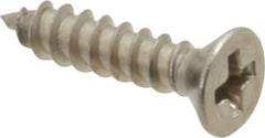 Value Collection - #4 Flat Head Phillips Sheet Metal Screw - Stainless Steel, 1/2" OAL, Grade 18-8 - Industrial Tool & Supply