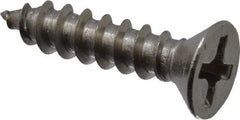 Value Collection - #6 Flat Head Phillips Sheet Metal Screw - Stainless Steel, 5/8" OAL, Grade 18-8 - Industrial Tool & Supply