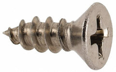 Value Collection - #8 Flat Head Phillips Sheet Metal Screw - Stainless Steel, 1/2" OAL, Grade 18-8 - Industrial Tool & Supply