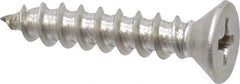 Value Collection - #10 Flat Head Phillips Sheet Metal Screw - Stainless Steel, 1" OAL, Grade 18-8 - Industrial Tool & Supply