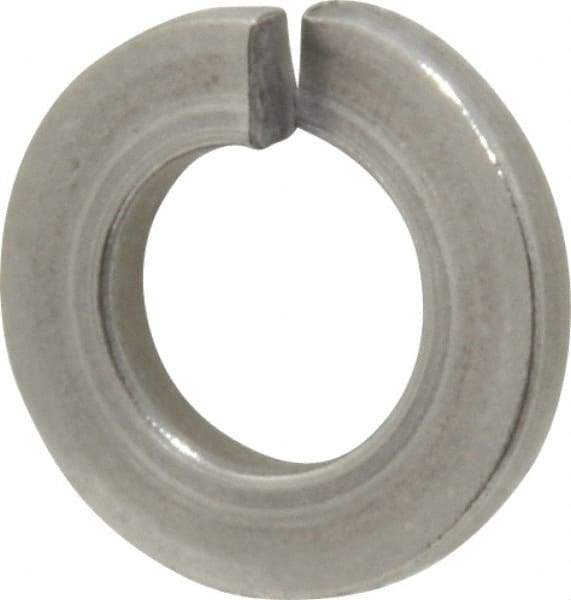 Value Collection - 1/4", 0.062" Thick Split Lock Washer - 18-8 Stainless Steel, 0.252" Min ID, 0.26" Max ID, 0.25" Min OD, 0.487" Max OD - Industrial Tool & Supply