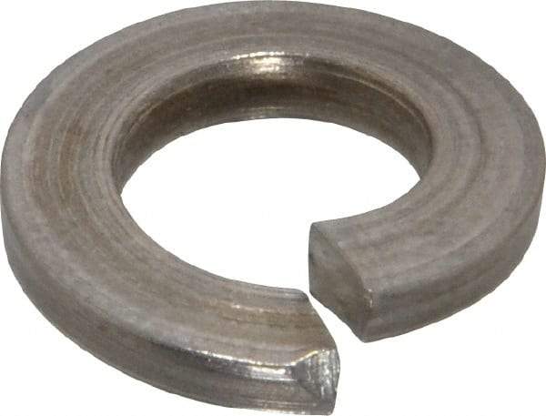 Value Collection - 5/16", 0.078" Thick Split Lock Washer - 18-8 Stainless Steel, 0.314" Min ID, 0.322" Max ID, 0.125" Min OD, 0.583" Max OD - Industrial Tool & Supply