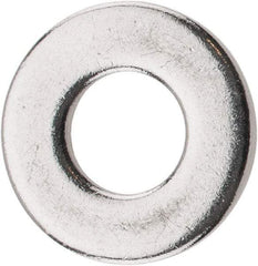 Value Collection - 1/4" Screw, Grade 18-8 Stainless Steel Standard Flat Washer - 9/32" ID x 5/8" OD, 0.045" Thick - Industrial Tool & Supply
