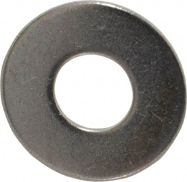 Value Collection - 7/16" Screw, Grade 18-8 Stainless Steel Standard Flat Washer - 1/2" ID x 1-1/4" OD, 0.083" Thick - Industrial Tool & Supply